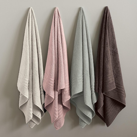 Turkish Cotton 6 Piece Ensemble Towel Set - Brown